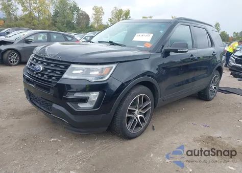 2016 Ford Explorer Sport из США, поврежденный, VIN 1FM5K8GT6GGC56560